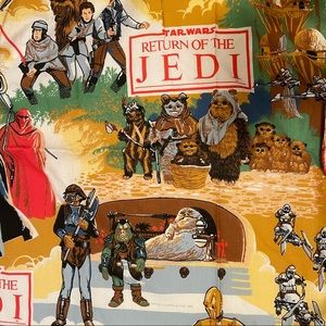 Vintage Return of the Jedi
Pleated Curtains -Original Star Wars Circa 1983